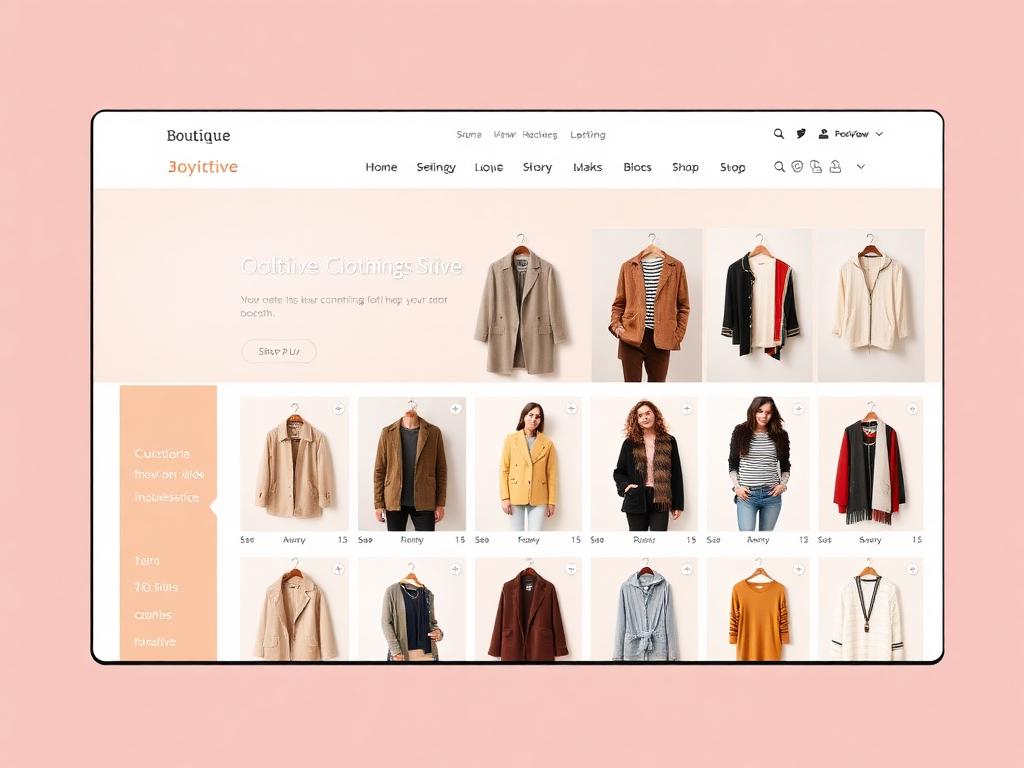 Field & Fern Boutique website homepage designed by Sunward Web Design